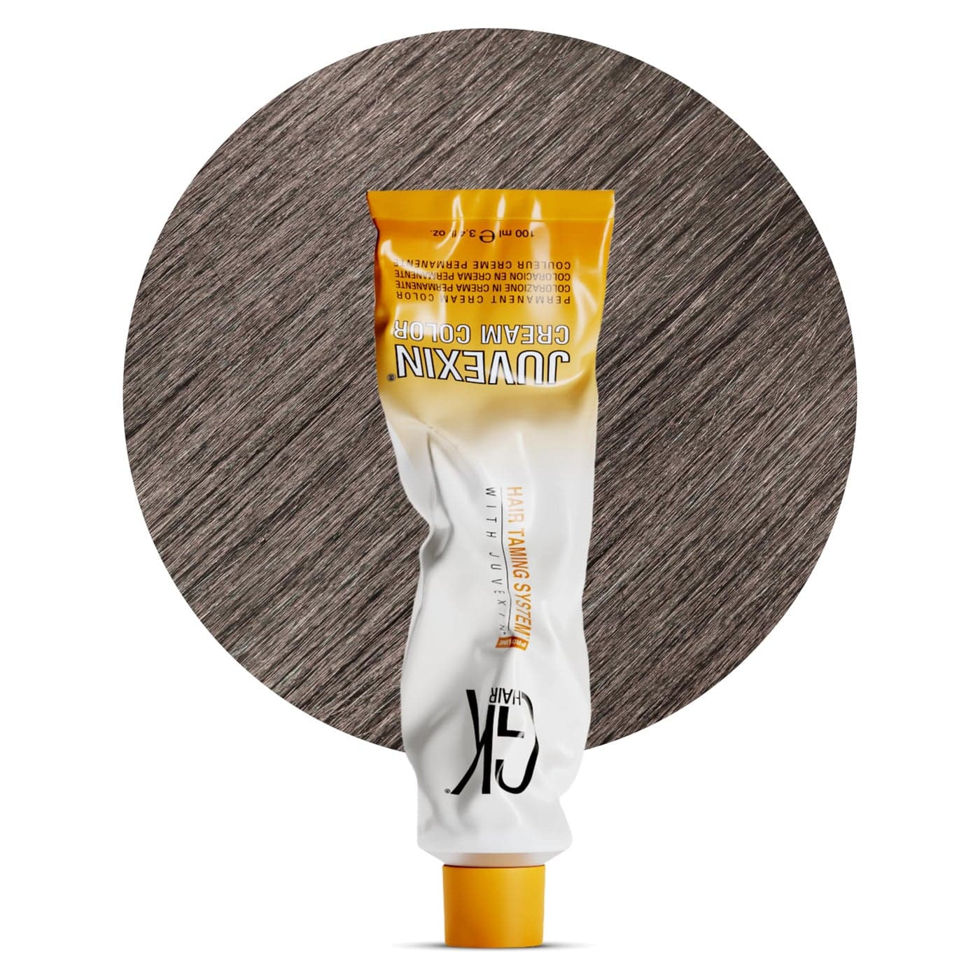 GK HAIR Global Keratin Professional Hair Color Cream Tube (3.4 Fl Oz/100ml) Nourishing & Cleansing Colors for Styling High Performance Long Lasting Permanent Natural Toner Dye