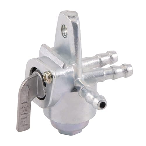 WOOSTAR 6mm Inline Fuel Valve Petcock Gas Tank CutOff Selector Switch 3 Way Replacement for Dirt Pit Bike ATV 4 Wheeler Quad