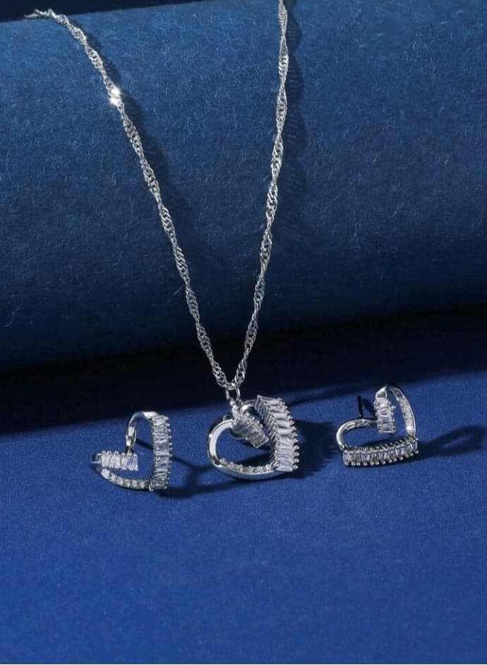Luxury Jewellery Set For Women Inlaid With Zirconia