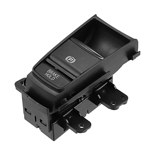 X AUTOHAUX 35355-T7A-J01 Car Handbrake Button Parking Control Switch for Honda HRV 2016-2021 Black