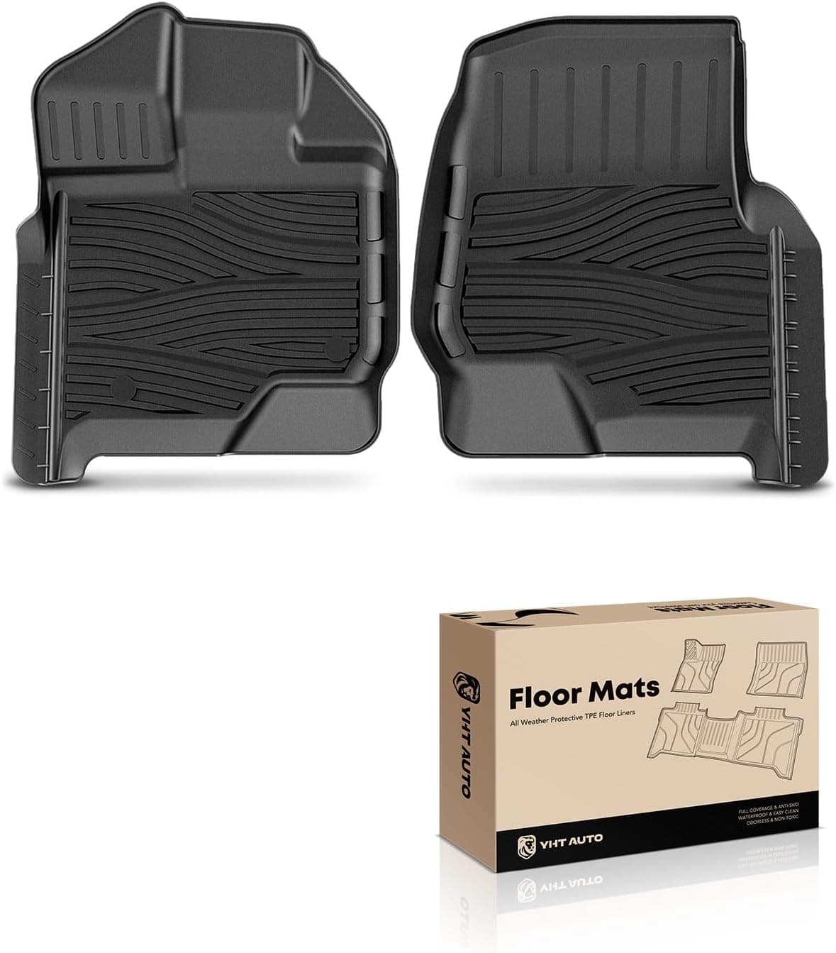 YHTAUTO All Weather Floor Mats for Ford F-150