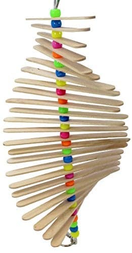 Bonka Bird Toys Long Mini Sticks Bird Toy Parrot cage Craft Cages Cockatiel Parakeet Natural