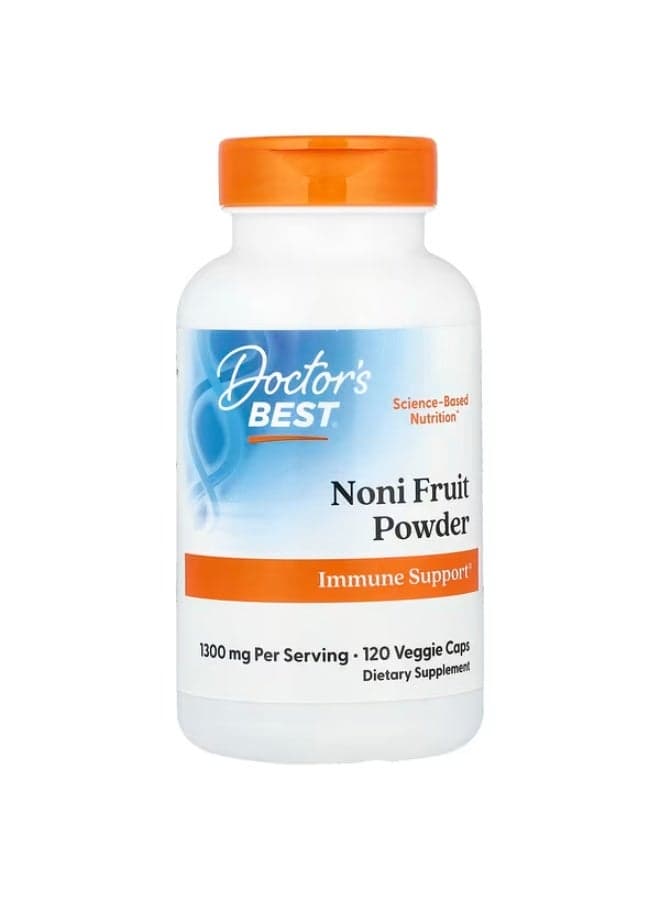 Doctor's Best, Noni Fruit Powder, 120 Veggie Caps (650 mg per Capsule)