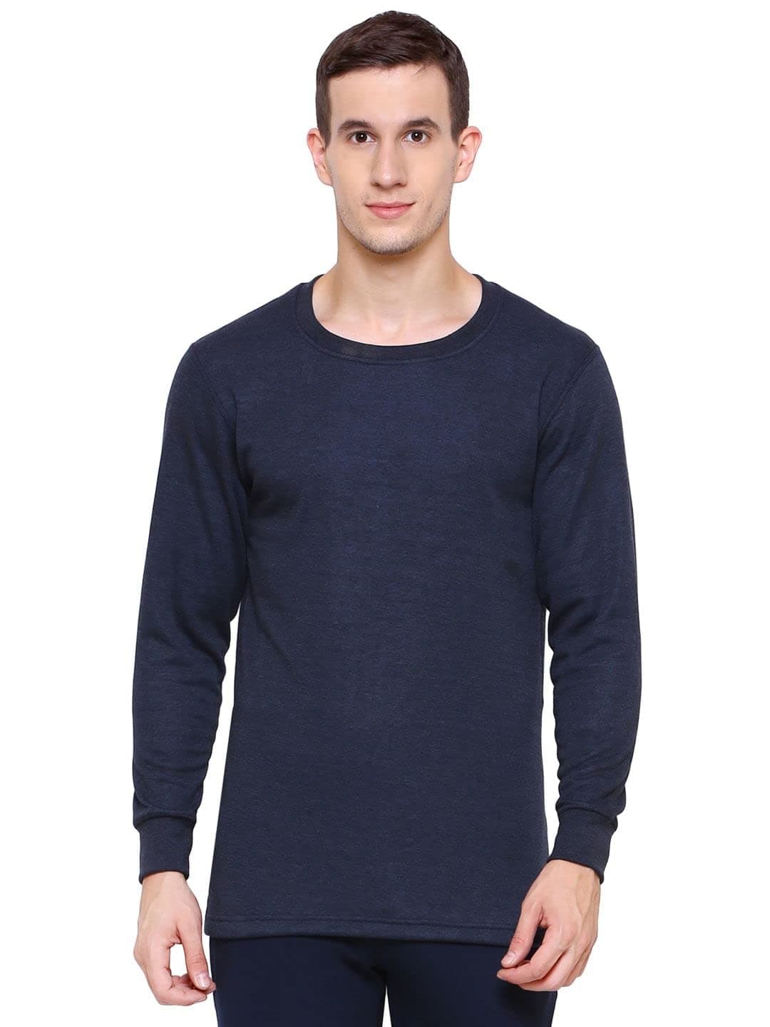 BODYCARE Heat MAX - Fur Fleece Inside Men Round Neck fuull Sleeves Thermal Gold Plus Premium Range for Very high Warmth
