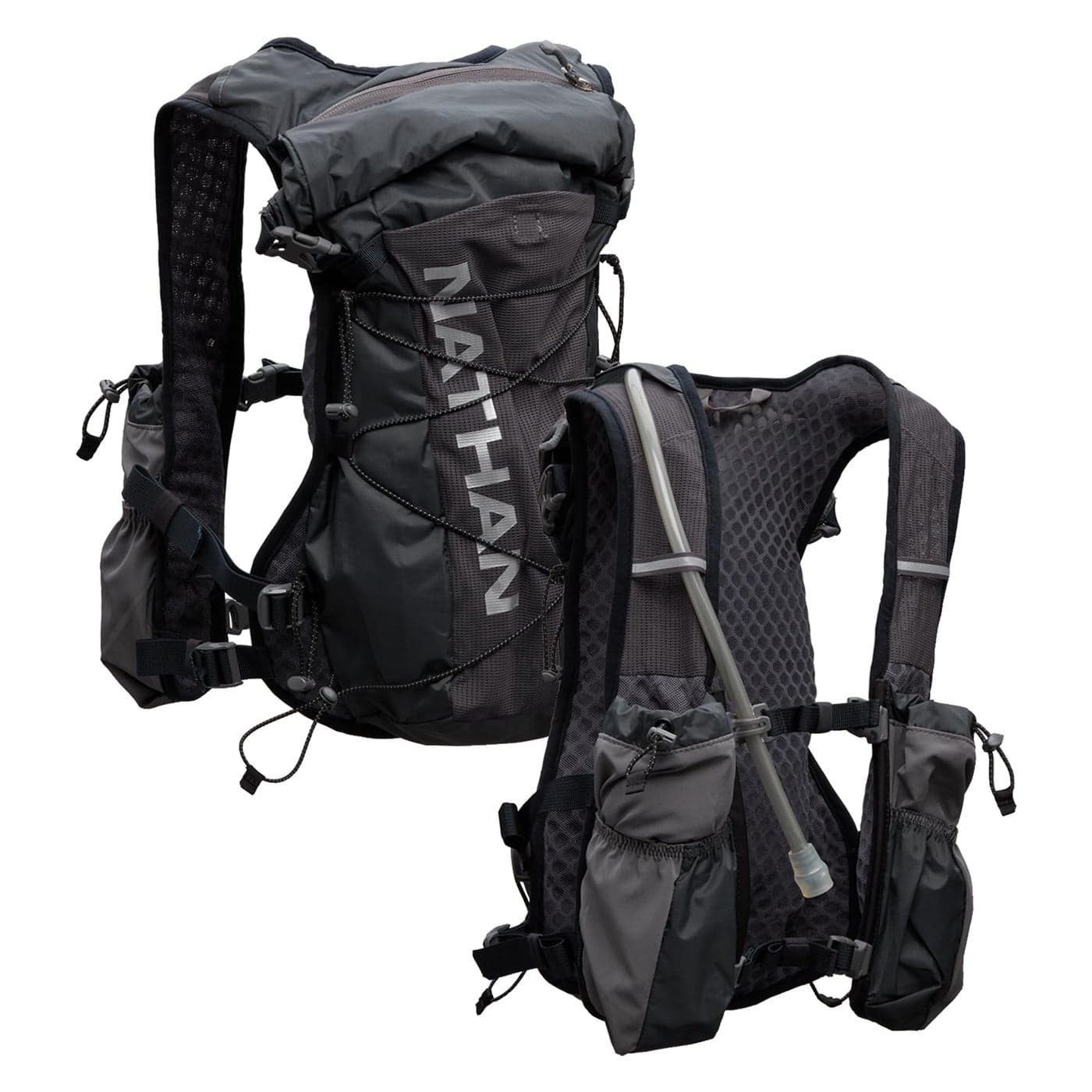 Nathan TrailMix Womens Running VestHydration Pack 12L 12 Liters 2L Bladder Included 2 liters Zipper Pockets