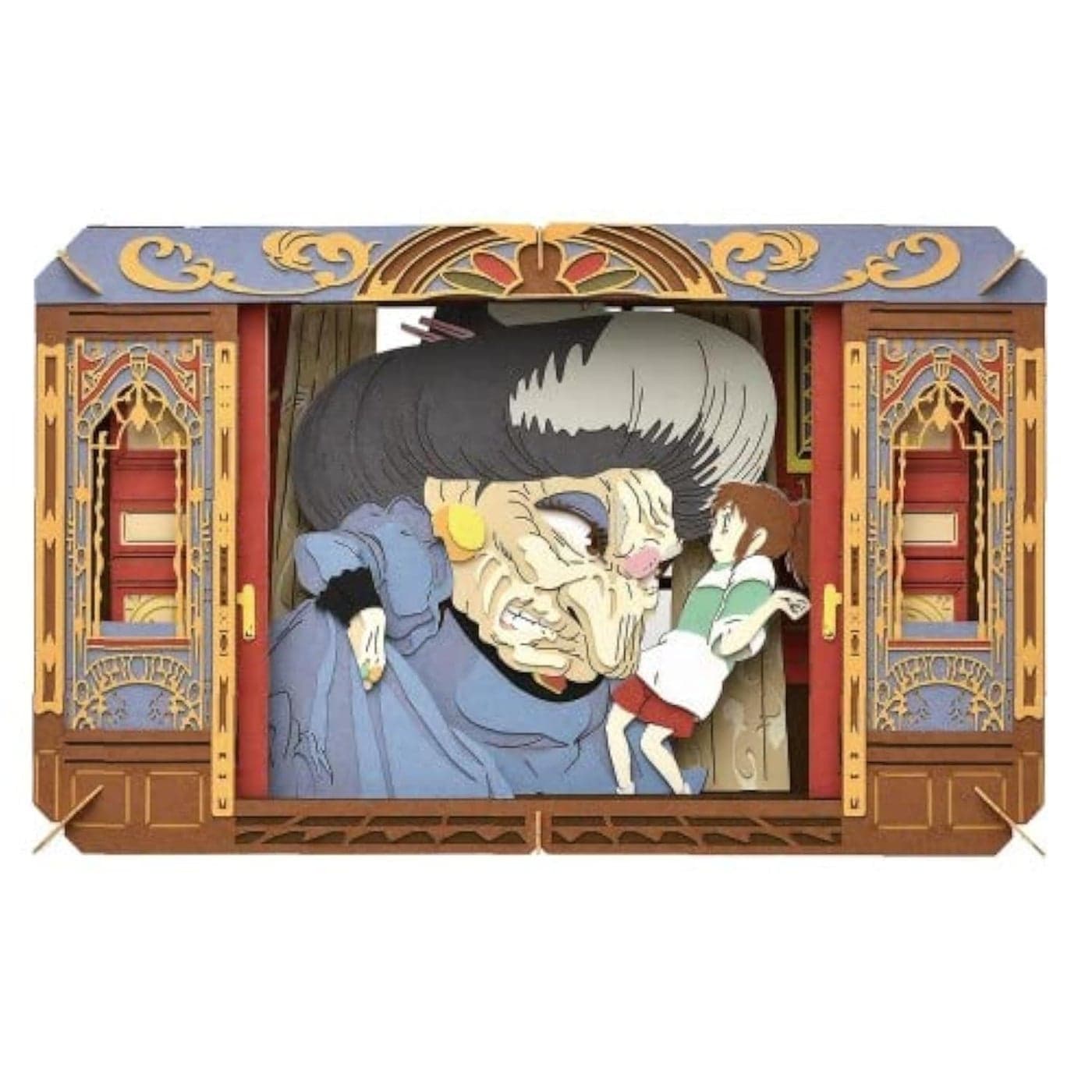 Studio Ghibli Paper Theater Please let me Work here PTL22 The Paper Studio H100W160D42mm