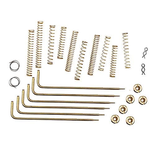 KIPA Carburetor Calibration Tuning Kit For CFM 1400 1404 1405 1406 1407 1408 1409 1411 WPA 1487 Carter AFB Carburetor Jets Rods Springs Jets sizes 95 98 101 Metering Rod & Rod Retainers