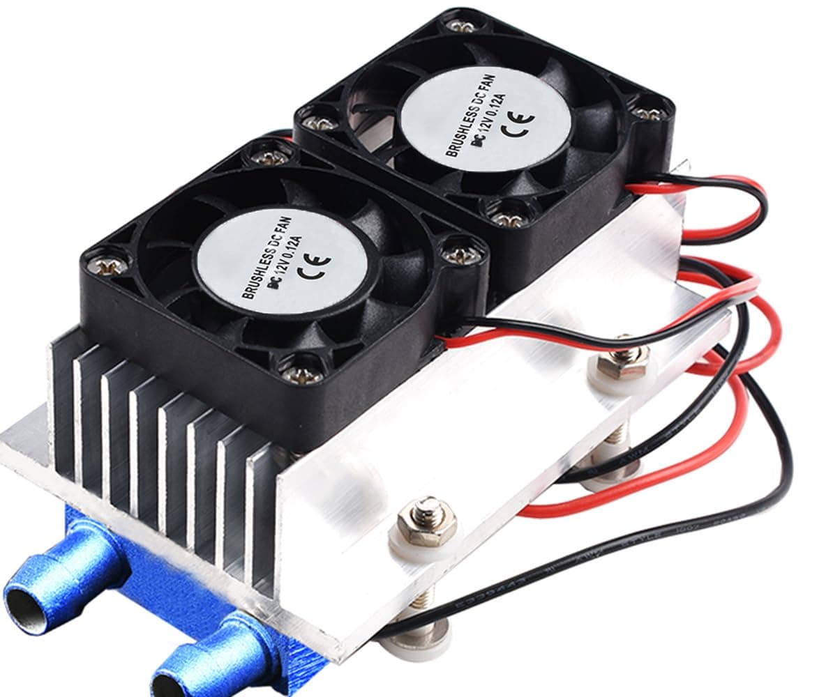 144W Semiconductor Refrigeration Cooler Kit - DIY Peltier Cooler 12V TEC1-12706 Peltier Heatsink Module for DIY Car Electronic Refrigerator
