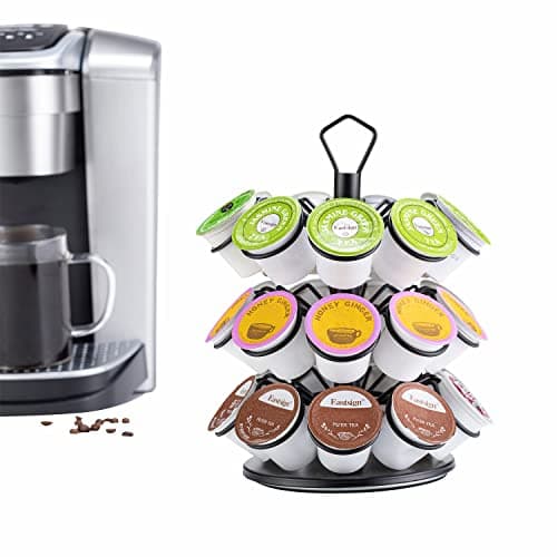 Rice rat K-Cup Storage Coffee Capsules Pod Holder Carousel Capsule Display Storage for k-cup(27pods-3tiers)