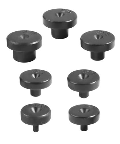 VARGTR 7PCS Double Flare Tool AdaptersCar Accessories Tubing and Flaring Tool Kit Replacement HeadTubing and Flaring Tool KitFit for 31614516387161258 Inch Tube Expander Flaring