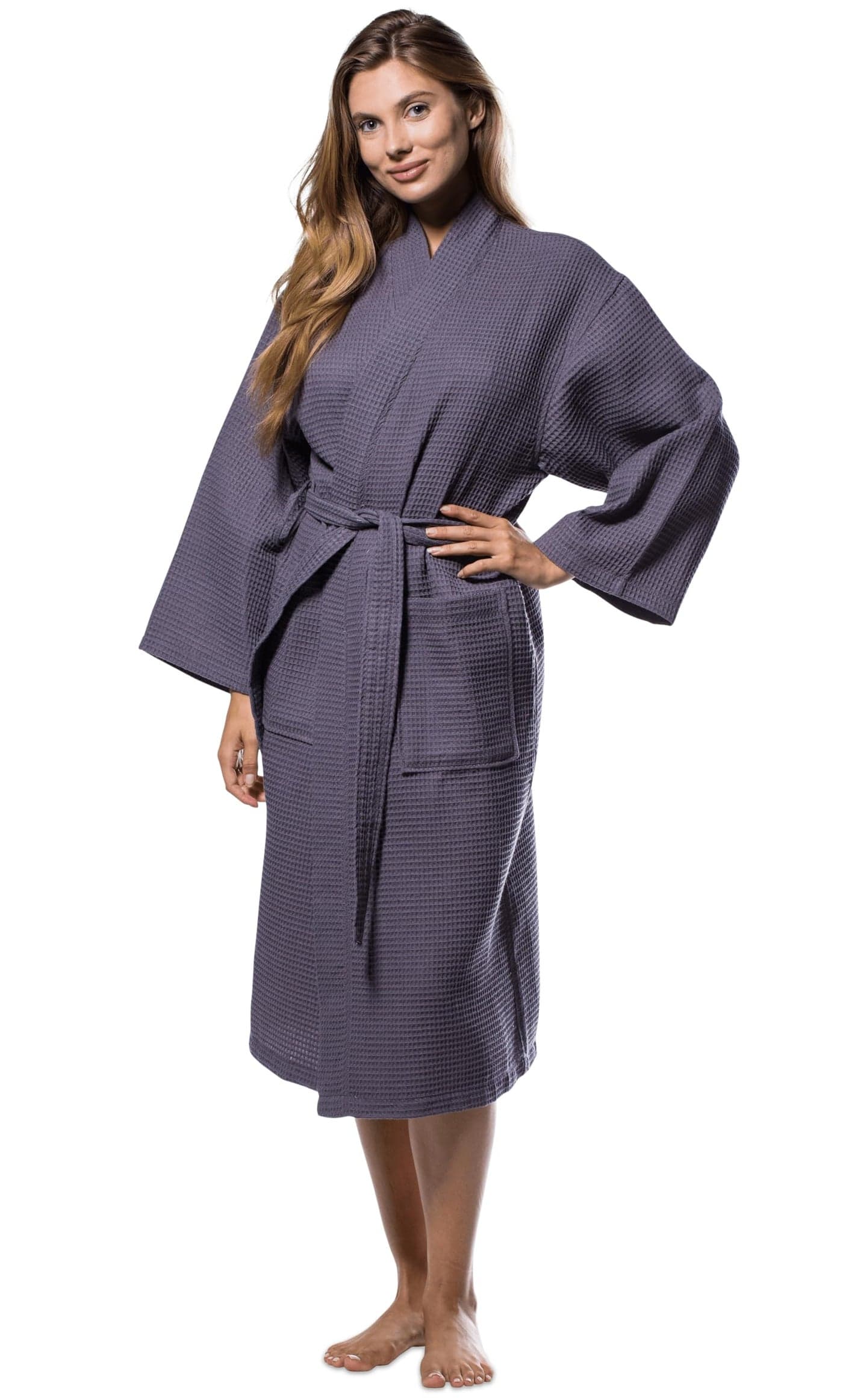 Turquaz Robes For Women Lightweight Unisex Waffle Kimono Bathrobe Mothers day Gifts