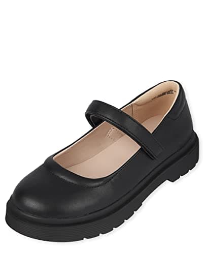 The Children's Place,girls,The Children's Place Girls Uniform Shoes,Uniform Shoes,Black,4 Big Kid