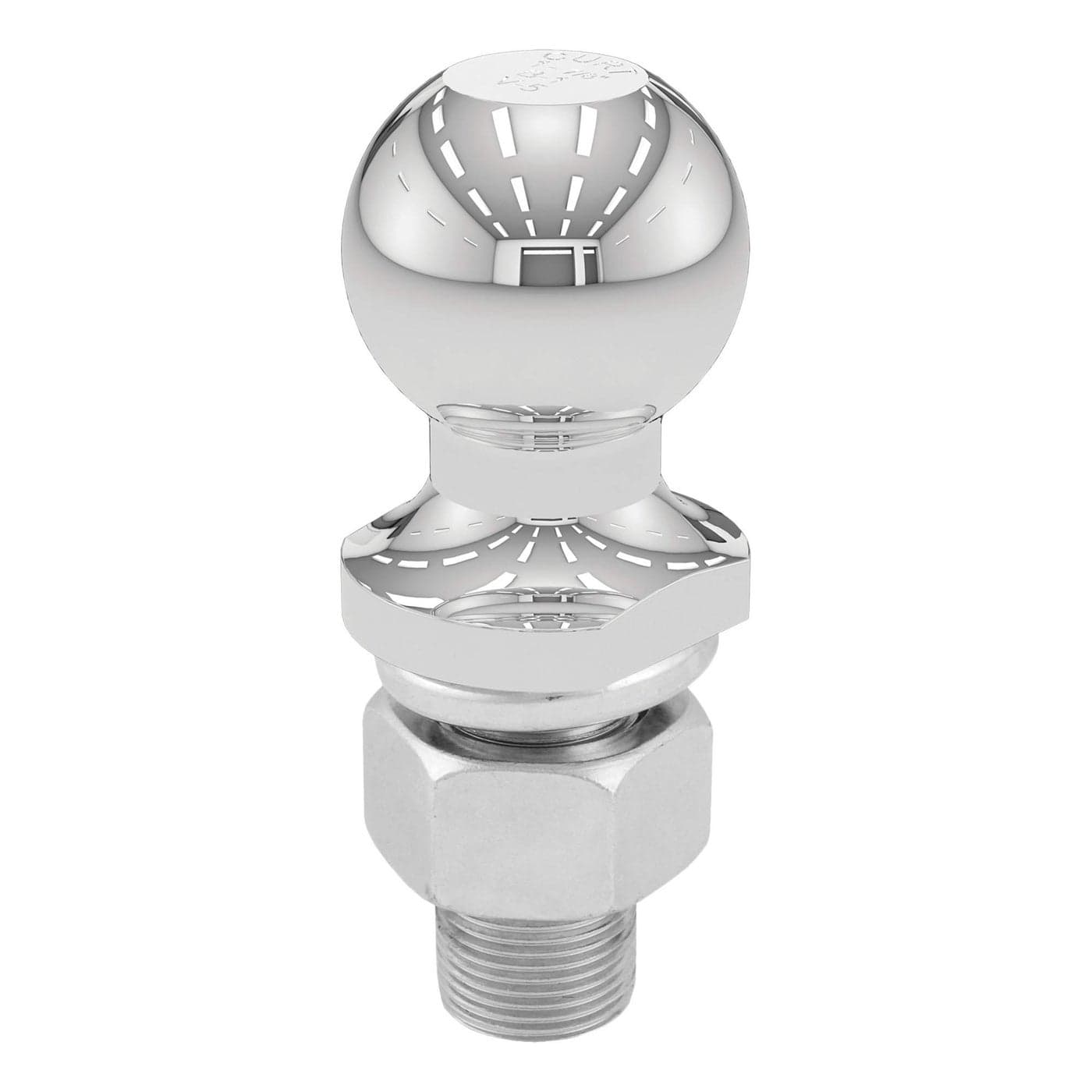 CURT 40002 Chrome Trailer Hitch Ball 3500 lbs 178Inch Diameter 1 x 218Inch Shank
