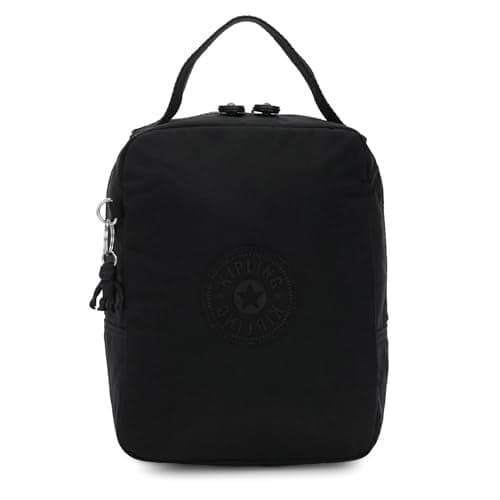 Kipling Womens Women's Lyla Bag, Insulated Reusable Tote, Tote Lunch Bag, True Black, Lunch Tote US