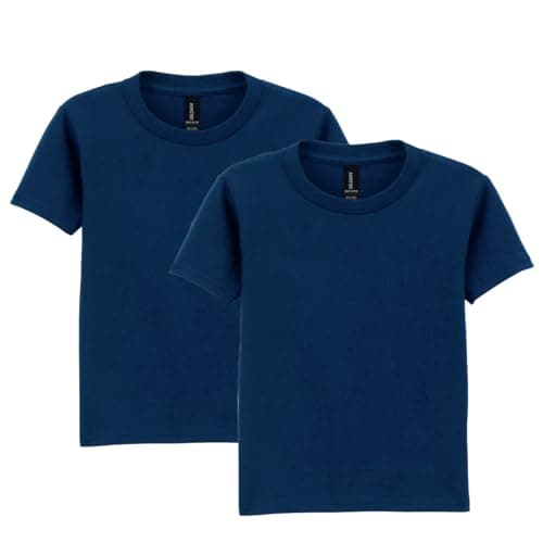 Gildan Youth Toddler T-Shirt, Style G5100P, 2-Pack, Navy, 3T