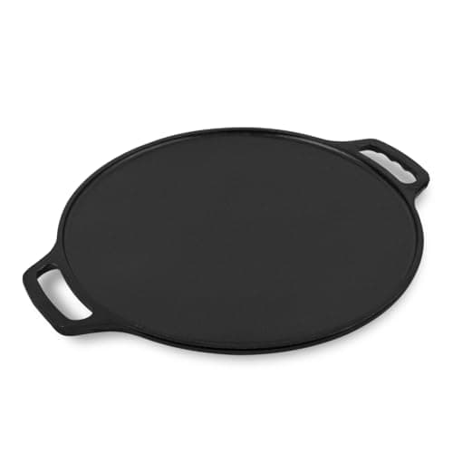 Pencil Pre-Seasoned Cast Iron Dosa Tawa 30 cm | Compatible with Gas Stoves & Induction | Naturally Nonstick | 100% Pure & Toxin-Free | No Chemical Coating | Dishwasher Safe | Long-Lasting | Black