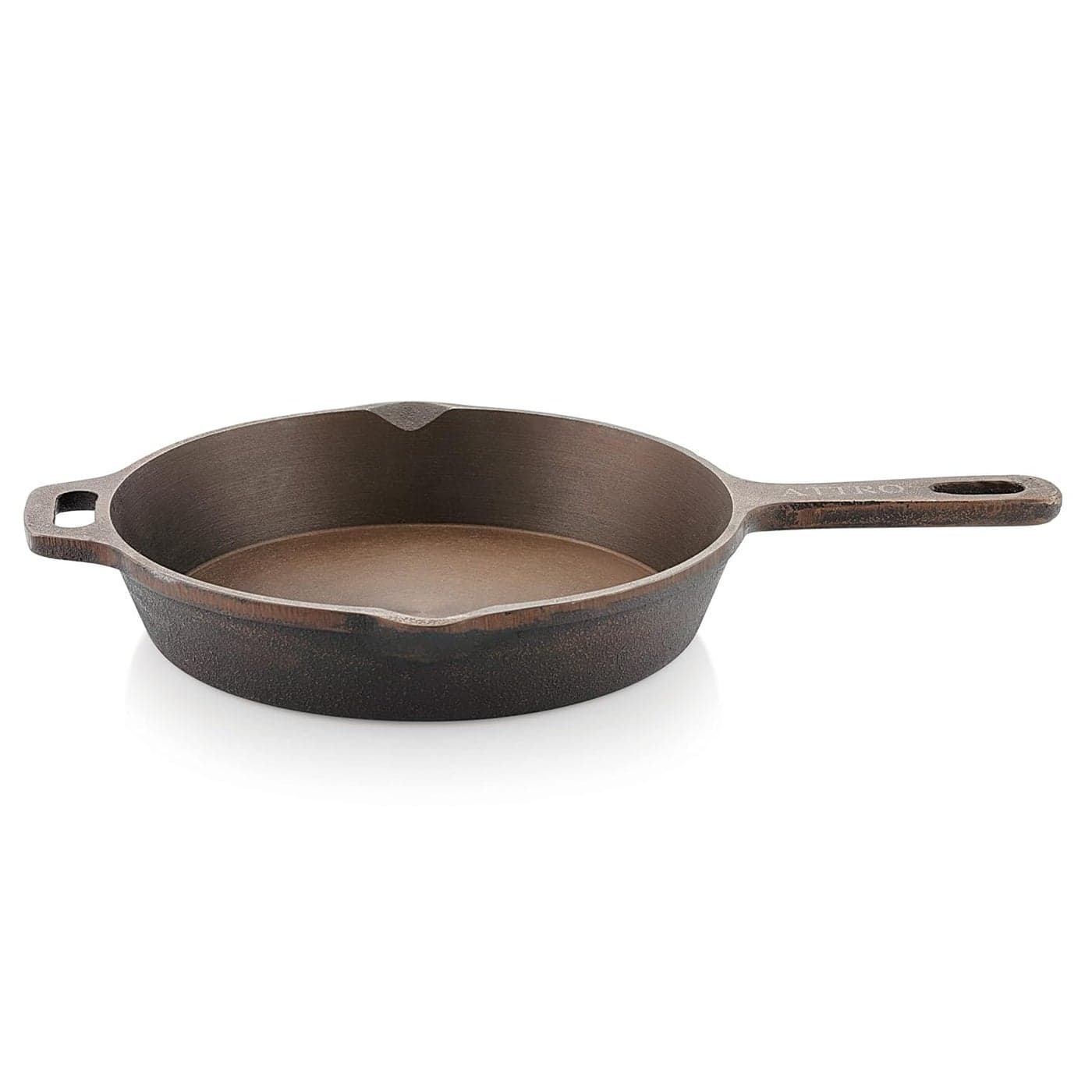 Attro Cookware PreSeasoned Cast Iron Skillet Pan Compatible with Gas Stove Induction Oven 85 inch Black Standard CstIr_Skillet_85