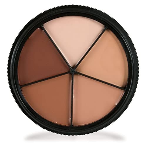 Mehron Makeup Tattoo Cover ProColoRing 5 Color Wheel Pro Color Ring Made in the USA Tattoo Cover Up Makeup Concealer