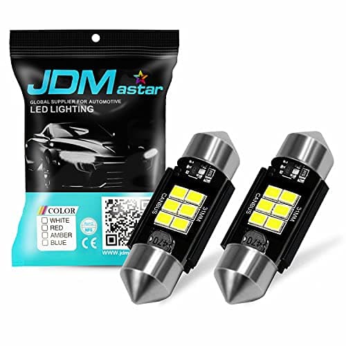 JDM ASTAR Canbus Error Free GX-3020 Chipsets 1.25 inches 31mm DE3175 DE3021 DE3022 3175 Bright White LED Bulbs