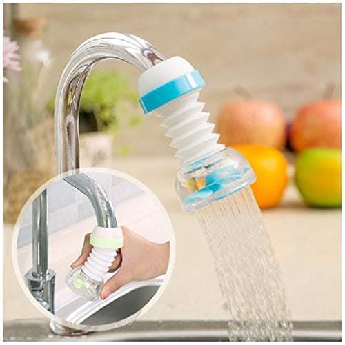 Sevia AntiSplash Expandable Head Nozzle Bathroom Tap Adjustable Splash Sprinkler Head Sprinkler Water Saving Device Faucet Regulator Multi Color