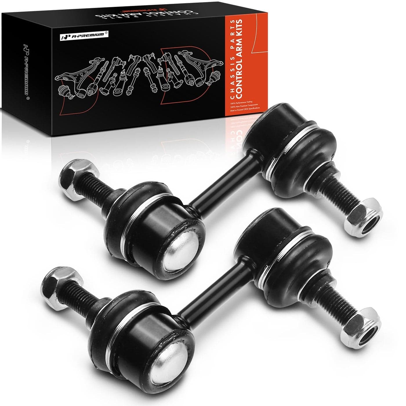APremium 2 x Front Sway Bar Links Stabilizer Bar Links Compatible with Honda Accord 20032007 Acura TL 20042006