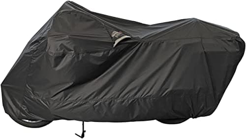 Dowco WeatherAll Plus Motorcycle Cover Ratchet Attachment Black Waterproof XXXL 5200602Professional Grade