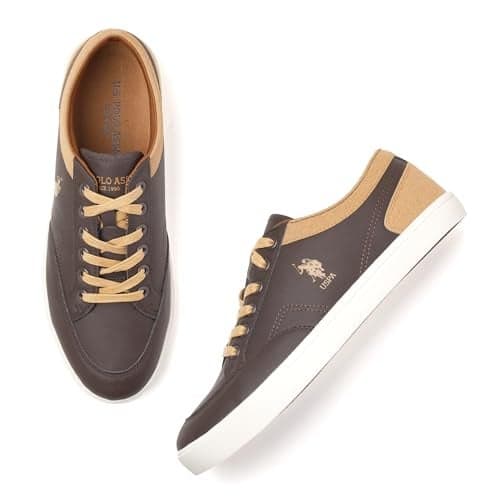 USPA|Monton|Stylish Casual Sneaker Shoes for Man Brown