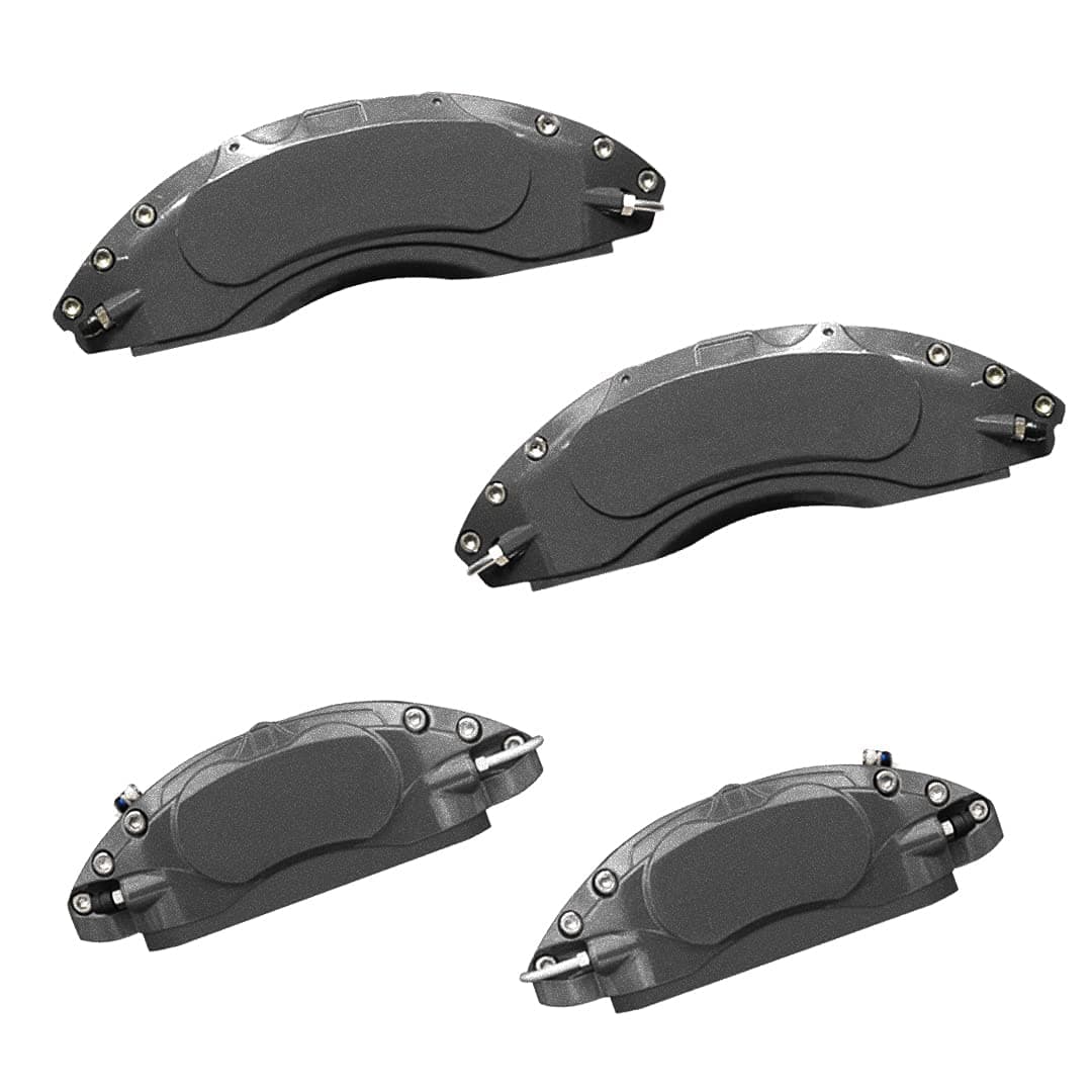 AOOA Aluminum Volcanic Grey Caliper Covers Fits 20112023 Dodge ChargerChallenger GTRTChrysler 300 Front Double Piston set of 4