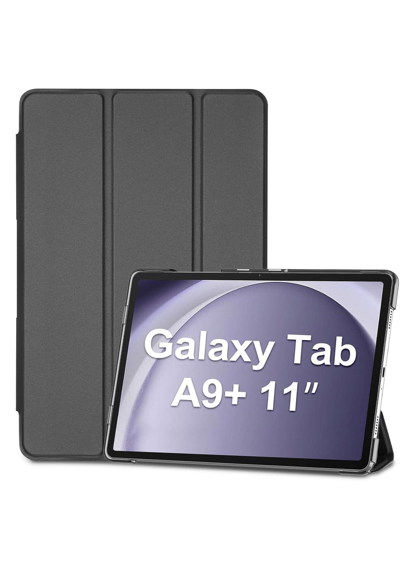 Galaxy Tab A9 Plus 11 Inch 2023 Case for, Slim Stand Hard Back Shell Protective Smart Cover Case for 11 Galaxy Tab A9+ Plus 2023 SM-X210/X215/X216/X218-Black