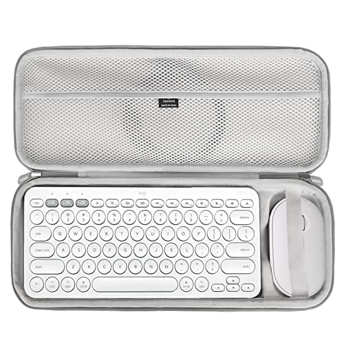 Aproca Keyboard Case Compatible with Logitech Pebble 2 Combo/Pebble Keys 2 K380s Bluetooth Keyboard and M350 i345 Mouse-Grey (Case Only)