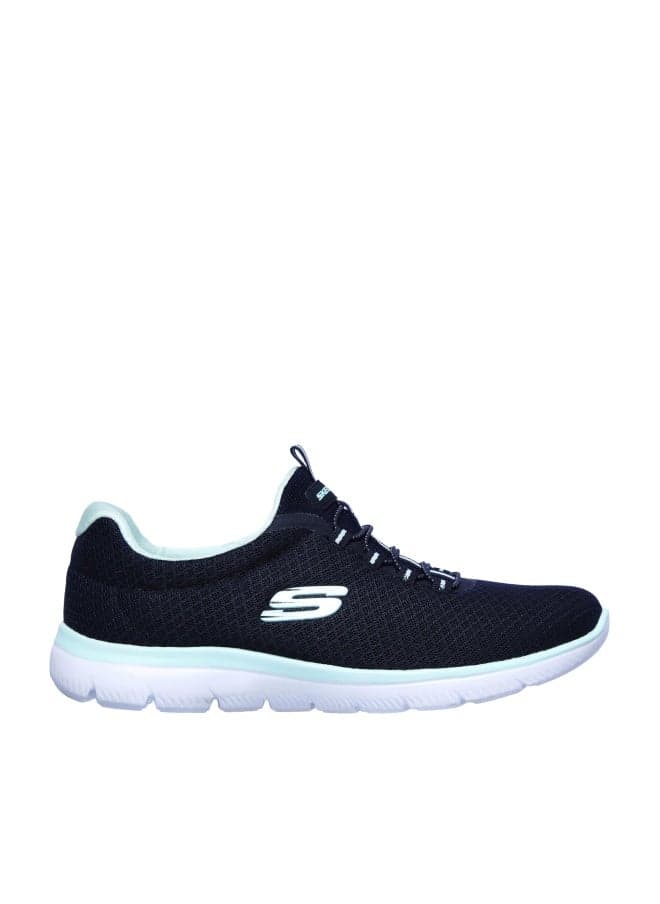Skechers Sport Women's Summits Sneaker,navy aqua,11 W US