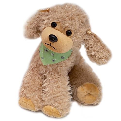 Ruzucoda Plush Poodle Dog Puppy Stuffed Animals Toys Dolls Kids Gifts 9 Inches Brown