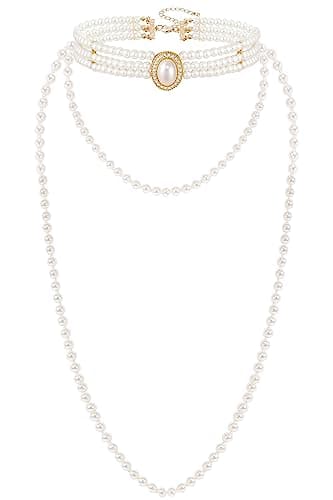 BABEYOND US-pearlchokerlonglace-set