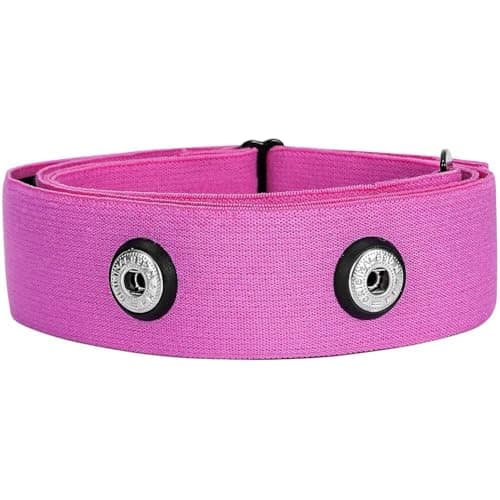 Rich Green Valley Heart Rate Monitor Replacement Chest Strap Compatible with Polar H10 H9 H7 H1 Wahoo Tickr Garmin Chest Belt Pink Large