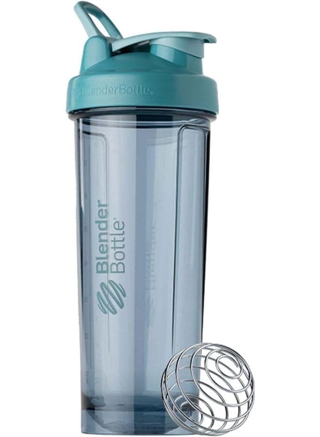 Blenderbottle Shaker Bottle Pro Series Perfect For Protein Shakes And Pre Workout, 32-Ounce, Cerulean Blue