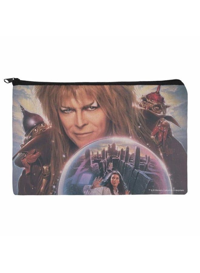 Labyrinth Crystal Ball Goblin King Jareth David Bowie Makeup Cosmetic Bag Organizer Pouch