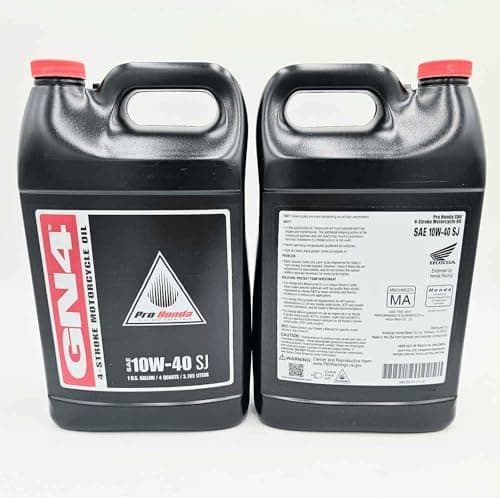 Honda Pro GN4 4Stroke Motor Oil 10W40 1 Gallon Twin Pack