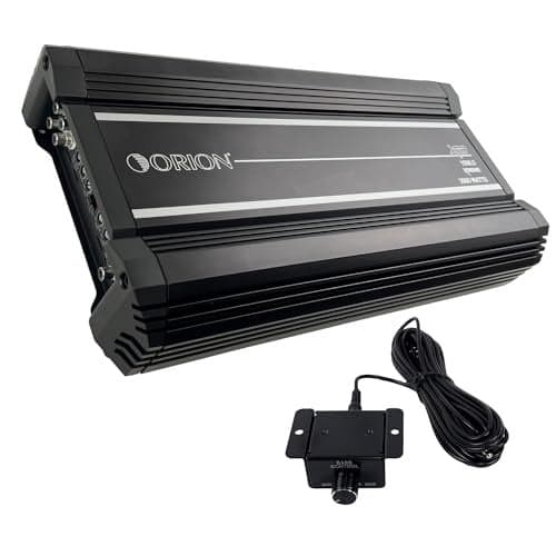 Orion XTR1500.5 XTR Series 1500 Watt 5-Channel Amp 125W x 4 at 2-Ohms Plus 1000W x 1 at 1-Ohm Class A/B+Class-D 5th Channel w/Remote Bass Knob High Performance Amplifier Made in Korea