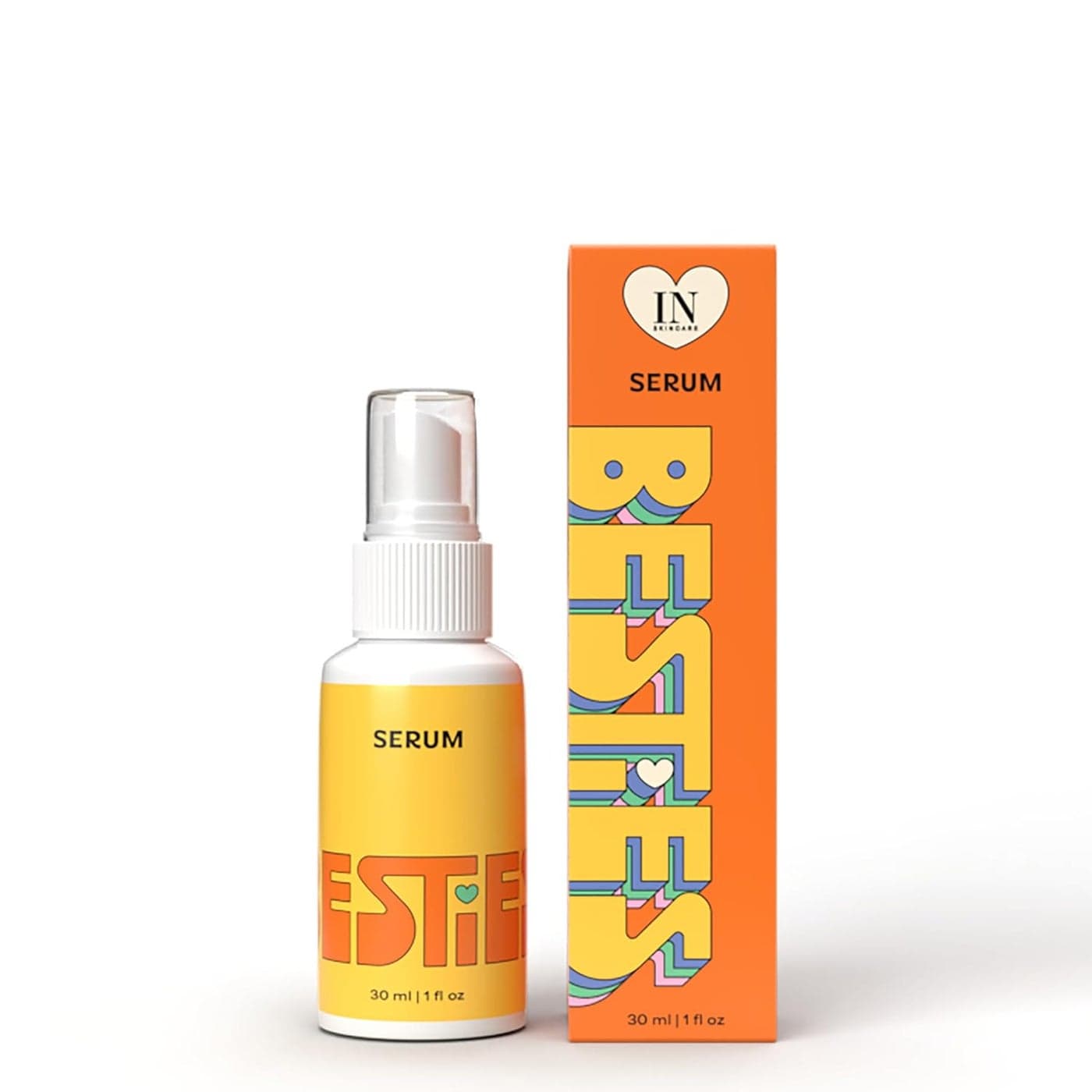 InstaNatural BESTIES Gentle Teen Face Serum with Vitamin C Hyaluronic Acid Sea Buckthorn Oil for Uneven Tone Hydration Smoothness Simple Skincare for Healthy Skin for All Skin Types