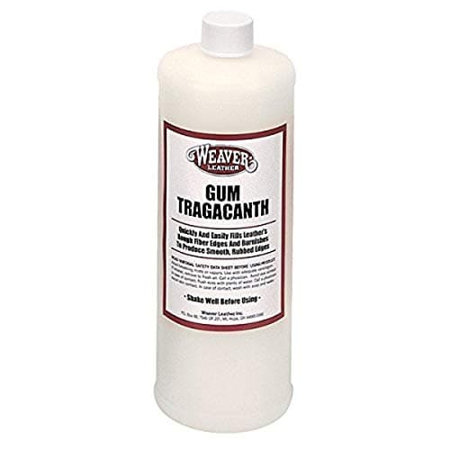 Weaver Leather Gum Tragacanth, White, 1 Quart