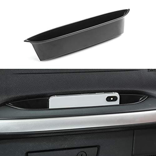 Voodonala for Jeep JK GrabTray Passenger Storage Tray Organizer Grab Handle Box for 20112018 Jeep Wrangler JK JKU 24door Black