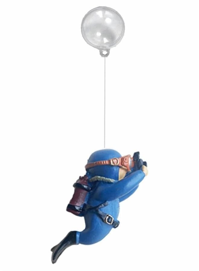 Floating Fish Tank Decorations,Aquarium Decorations, Lovely Diver Device Accessories,Suitable for All Kinds of Tanks(2 Pack)