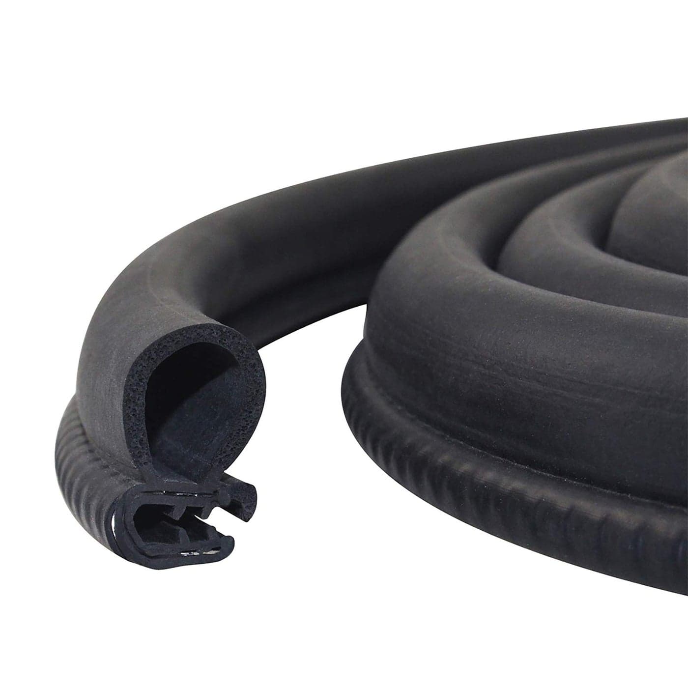 Storystore Automotive Door Weather Stripping 25Ft Car Door Rubber Edge Trim Seal Strip Gasket with Side Car Door Seal for Car Bus Camper Boat RV Truck Doors