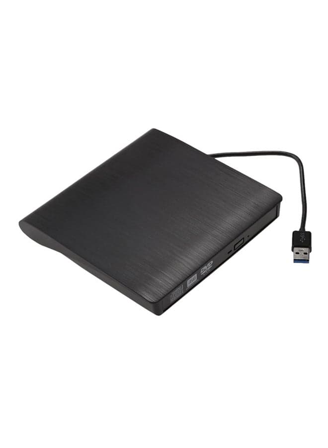 External CD DVD ROM Writer Black