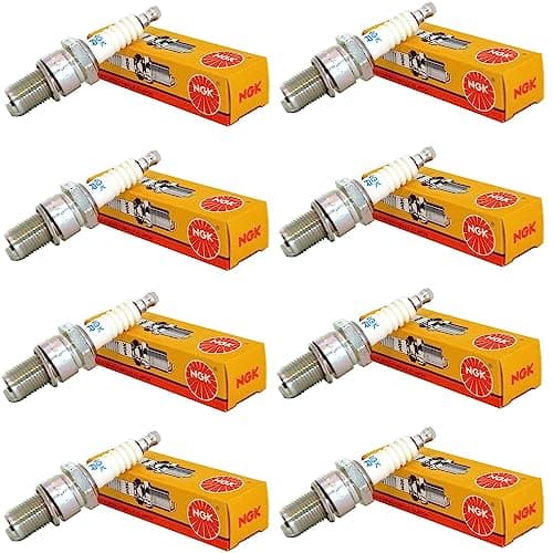 Set 8 Pcs Ngk V Power Spark Plugs Stock 7938 Nickel Core Tip Standard 0 036In Bkr5E