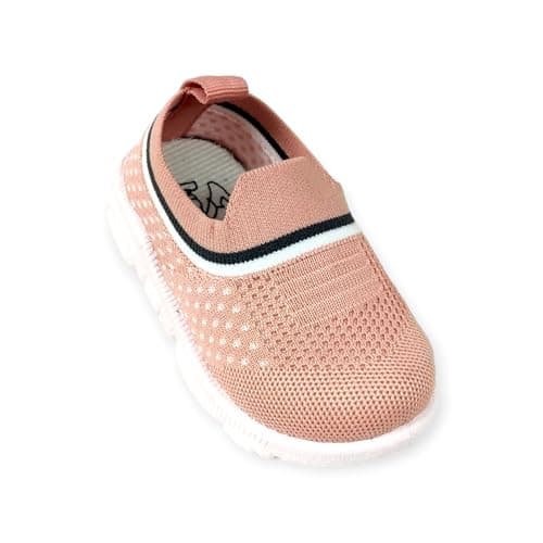 Coolz Kids Chu-Chu Sound Musical Shoes Fly-1 for Baby Boys and Baby Girls 1-2.5 yrs (Peach, 21 Months)