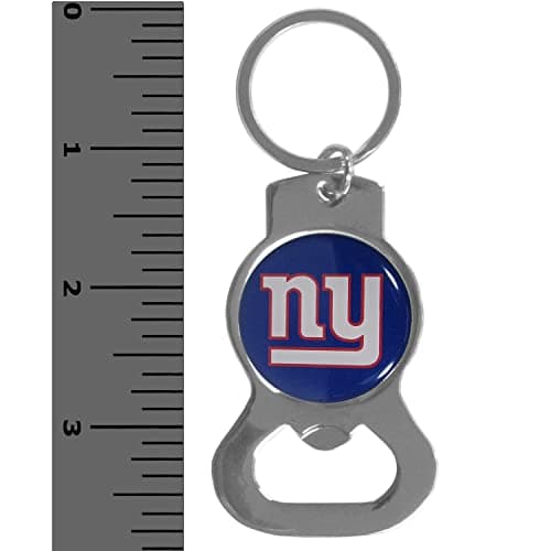 NFL Siskiyou Sports Fan Shop New York Giants Bottle Opener Key Chain One Size Team Color