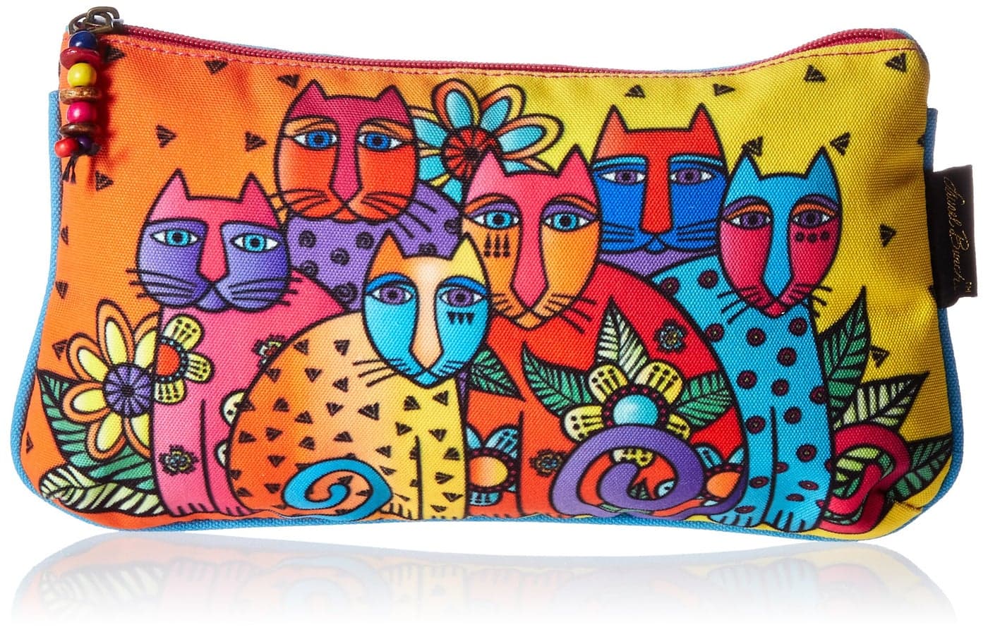 Laurel Burch Cosmetic Bag Set Feline Clan 3Pack