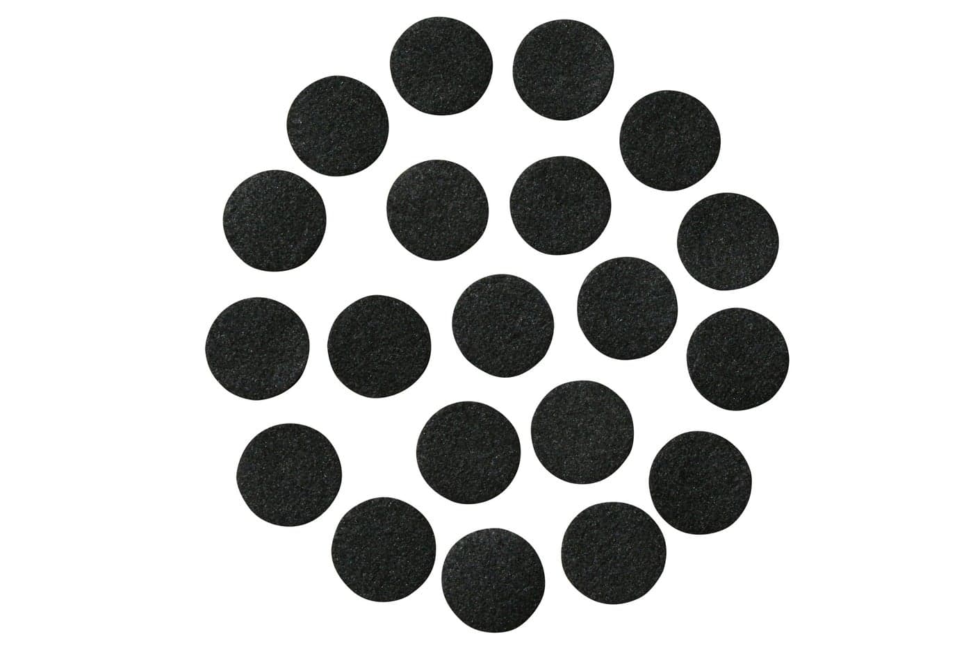 Black Adhesive Felt Circles Variety of Sizes 1 or 15 Wide Die Cut Felt Stickers for DIY Projects Professional Craft Finishing 48 Count 34