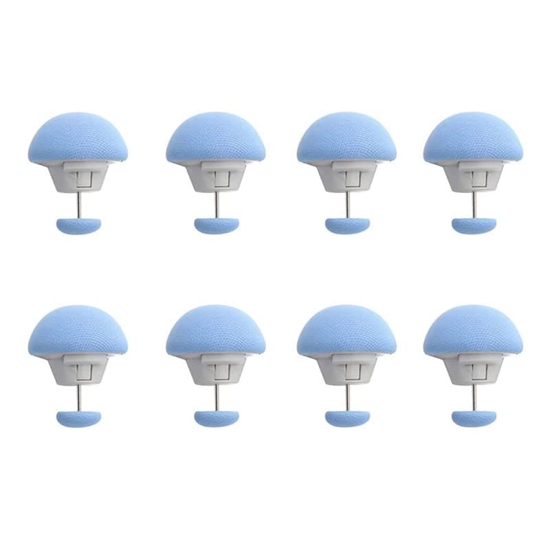 OLWICK® Mushroom Shape Duvet Clips, Non-Slip Cover Fixator, Comforter Quilt Holder with One-Key Unlock for Blanket Bed Sheet Curtain Socks Mattress Covers